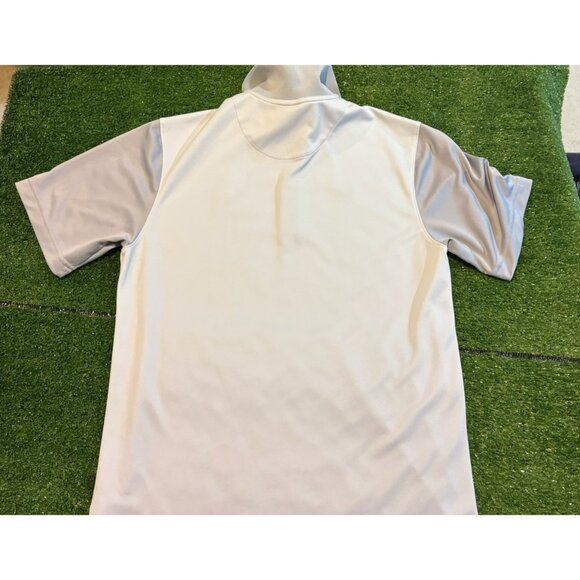 Michigan State Spartans polo mens small white gray nike lightweight MSU RK - Picture 7 of 9